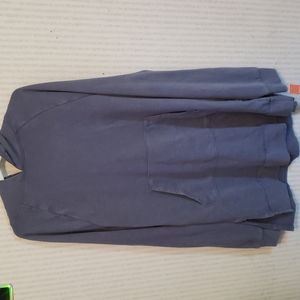 Colsie Sweatshirt Dress Medium Blue Hooded